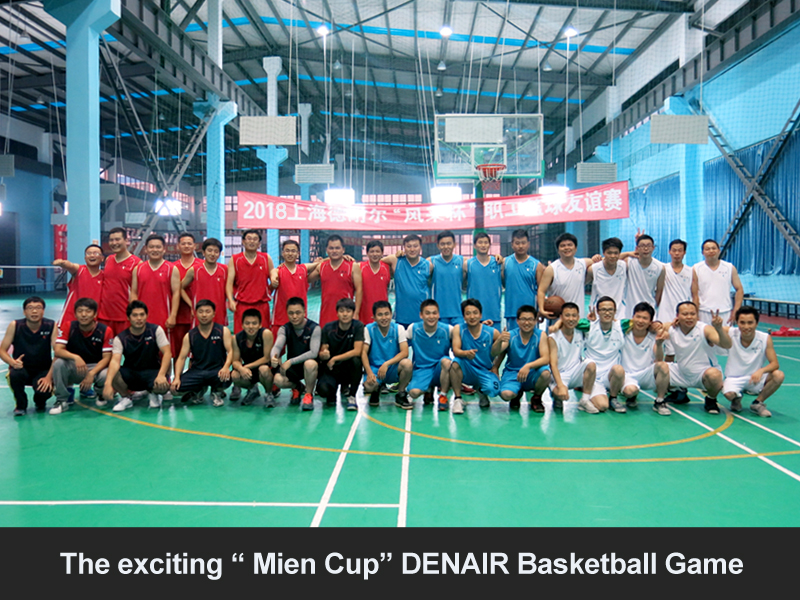 The exciting “ Mien Cup” DENAIR Basketball Game